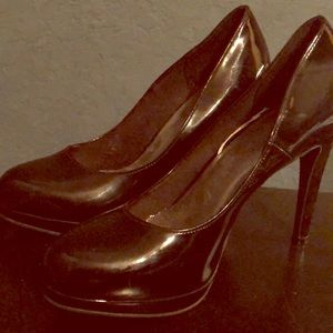 Black Glossy Stillettos